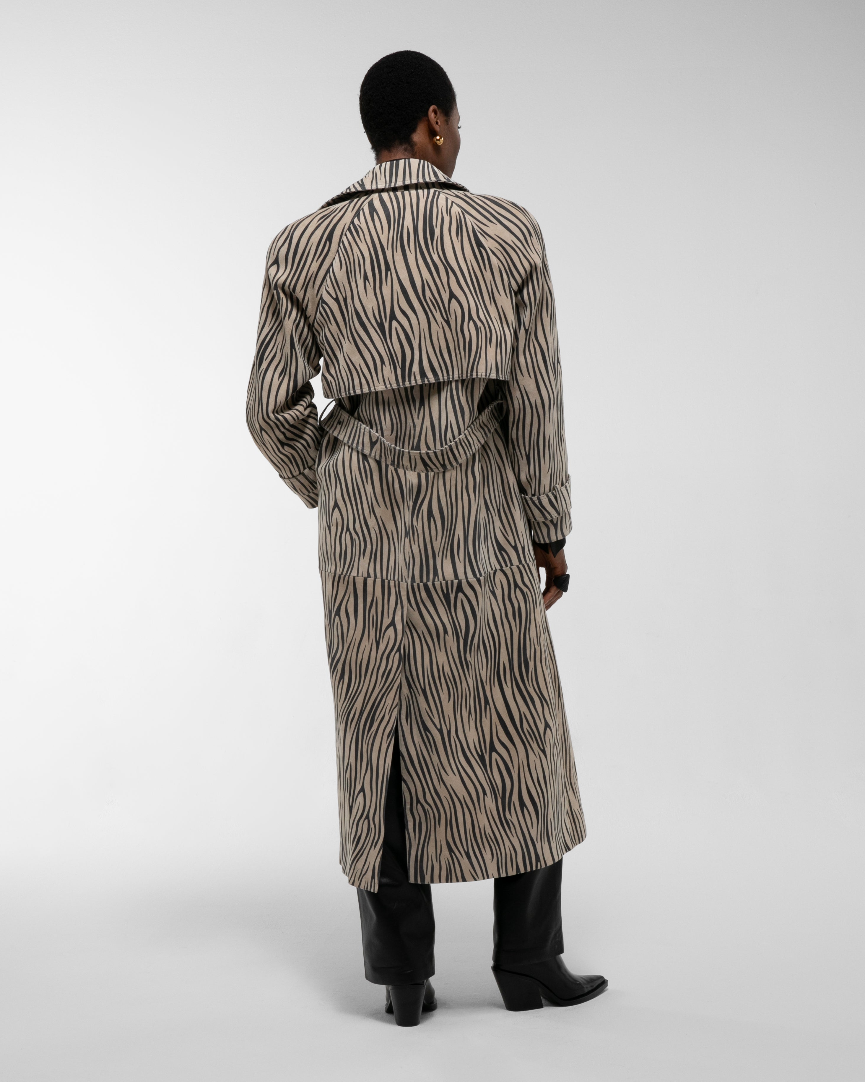 Corrin Suede Trench Coat