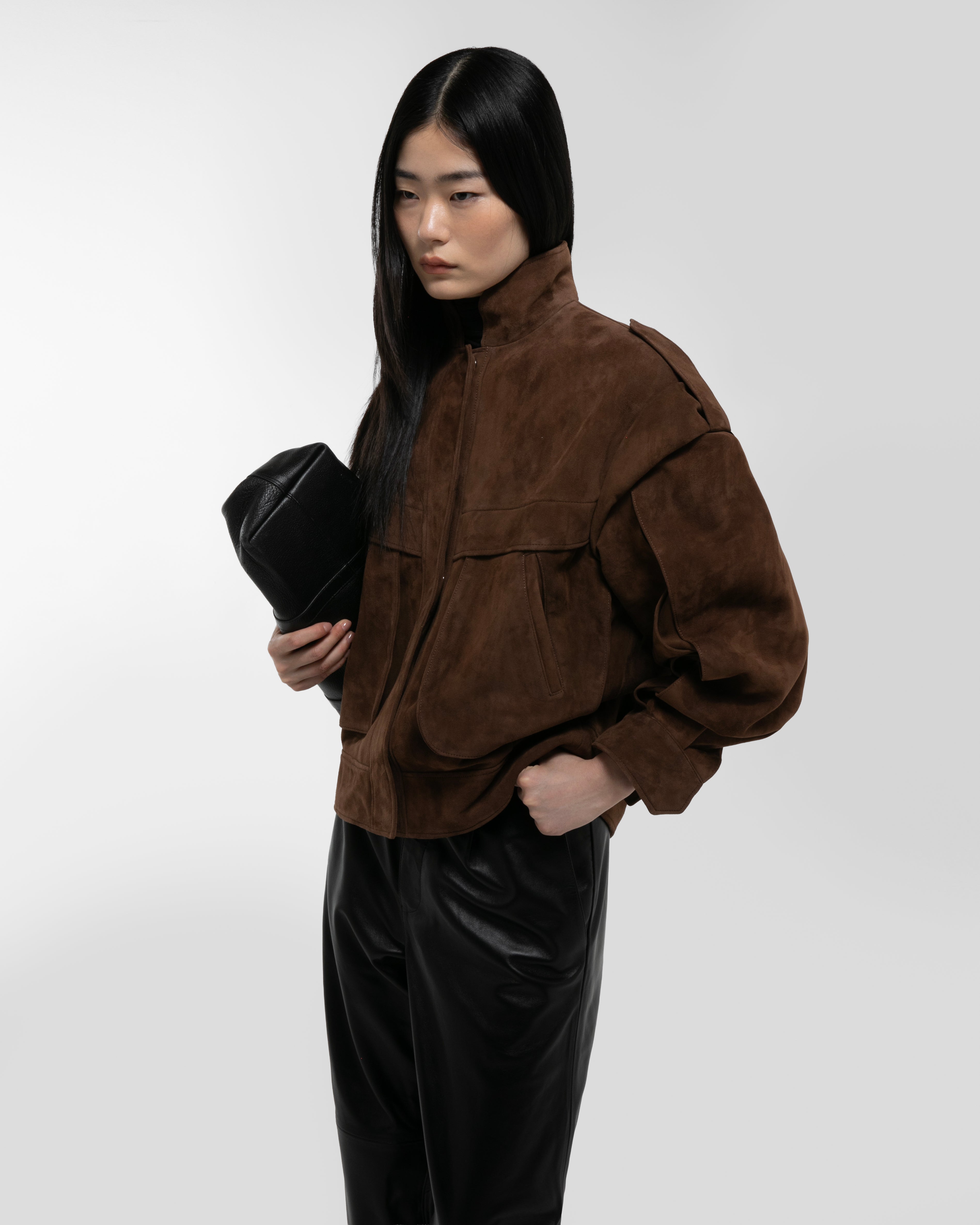 Frida Suede Bomber