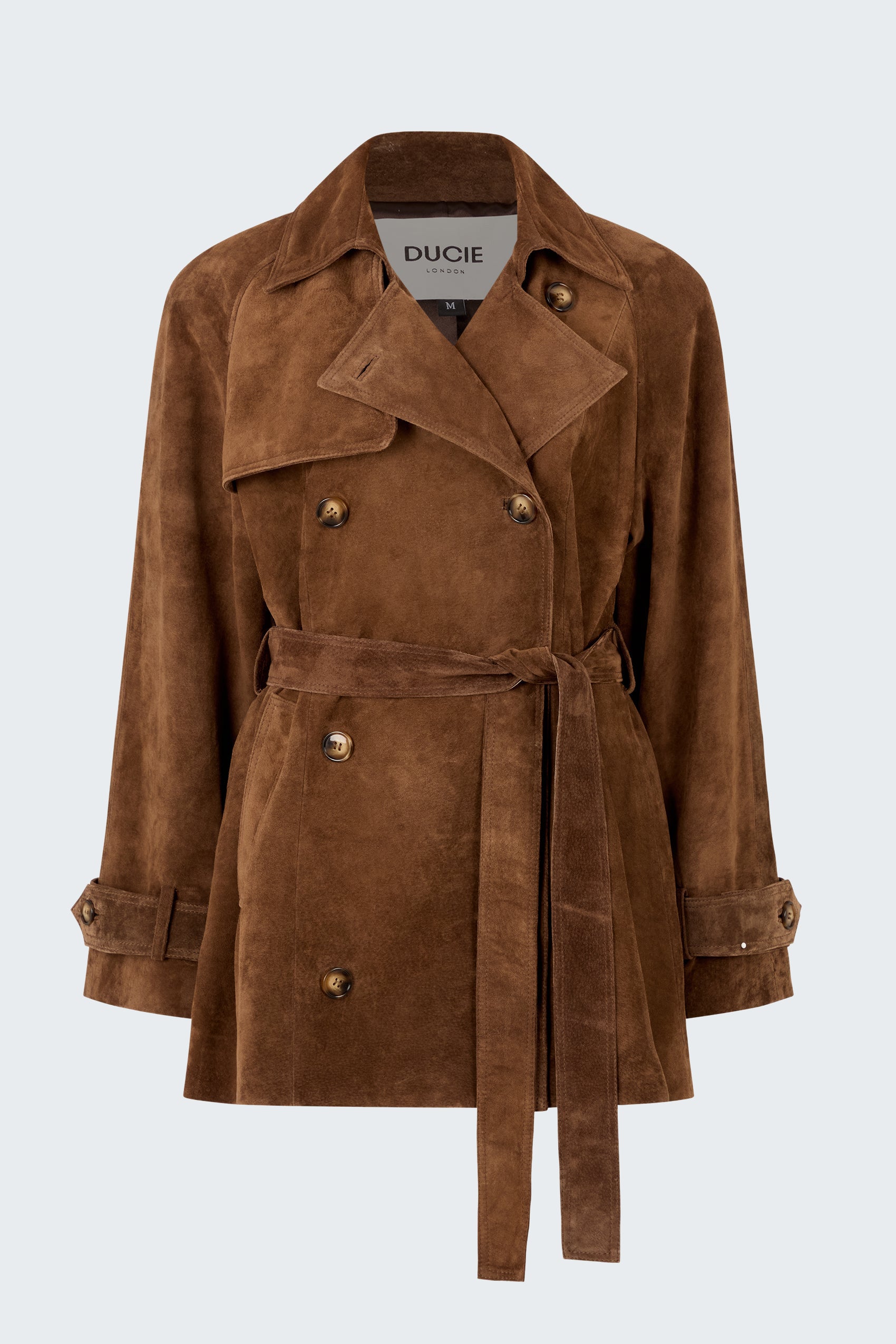 Lisa Suede Belted Jacket