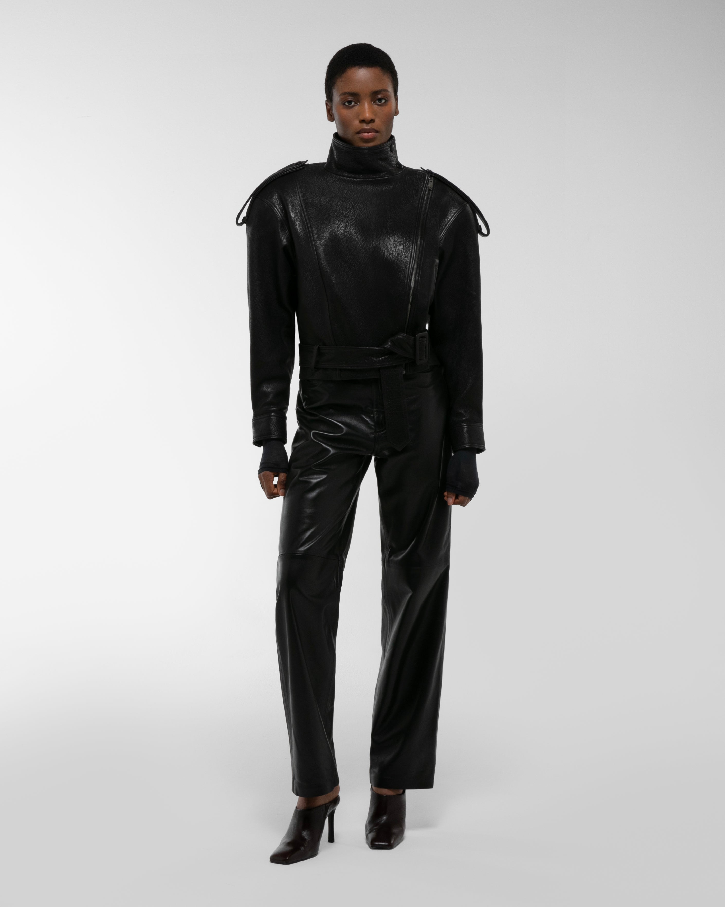 Serpa Grained Leather Jacket