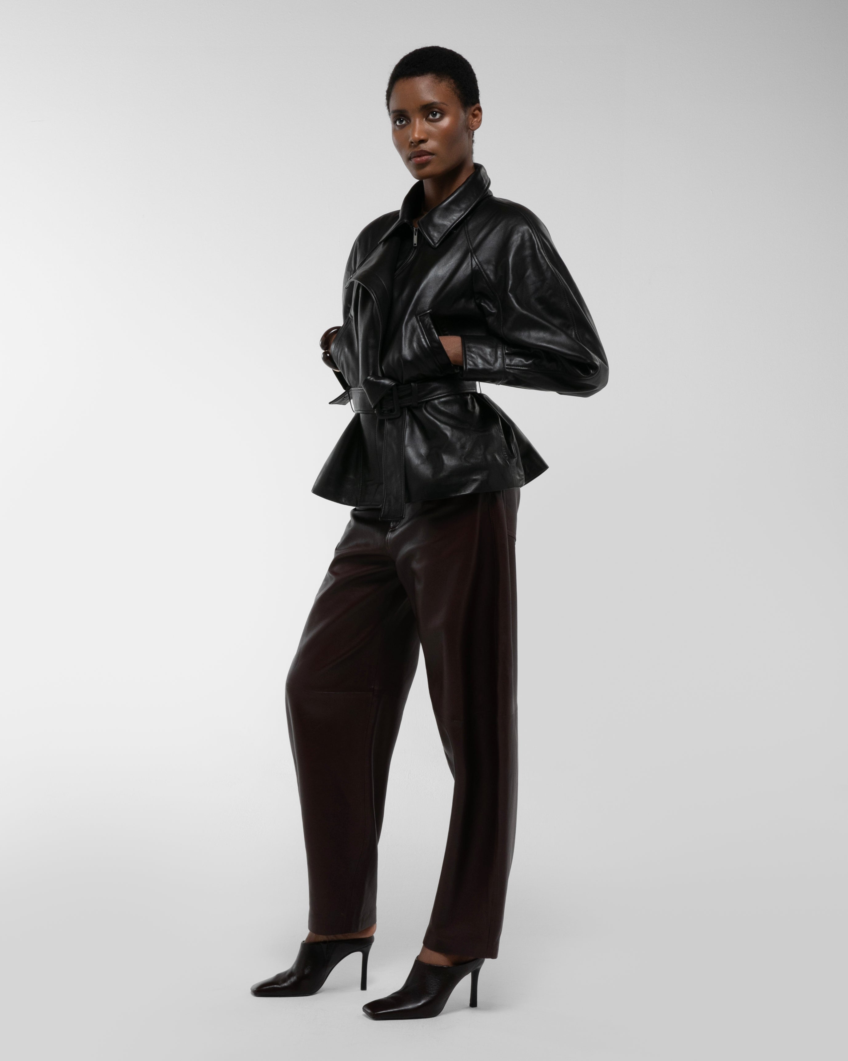 Star Leather Jacket