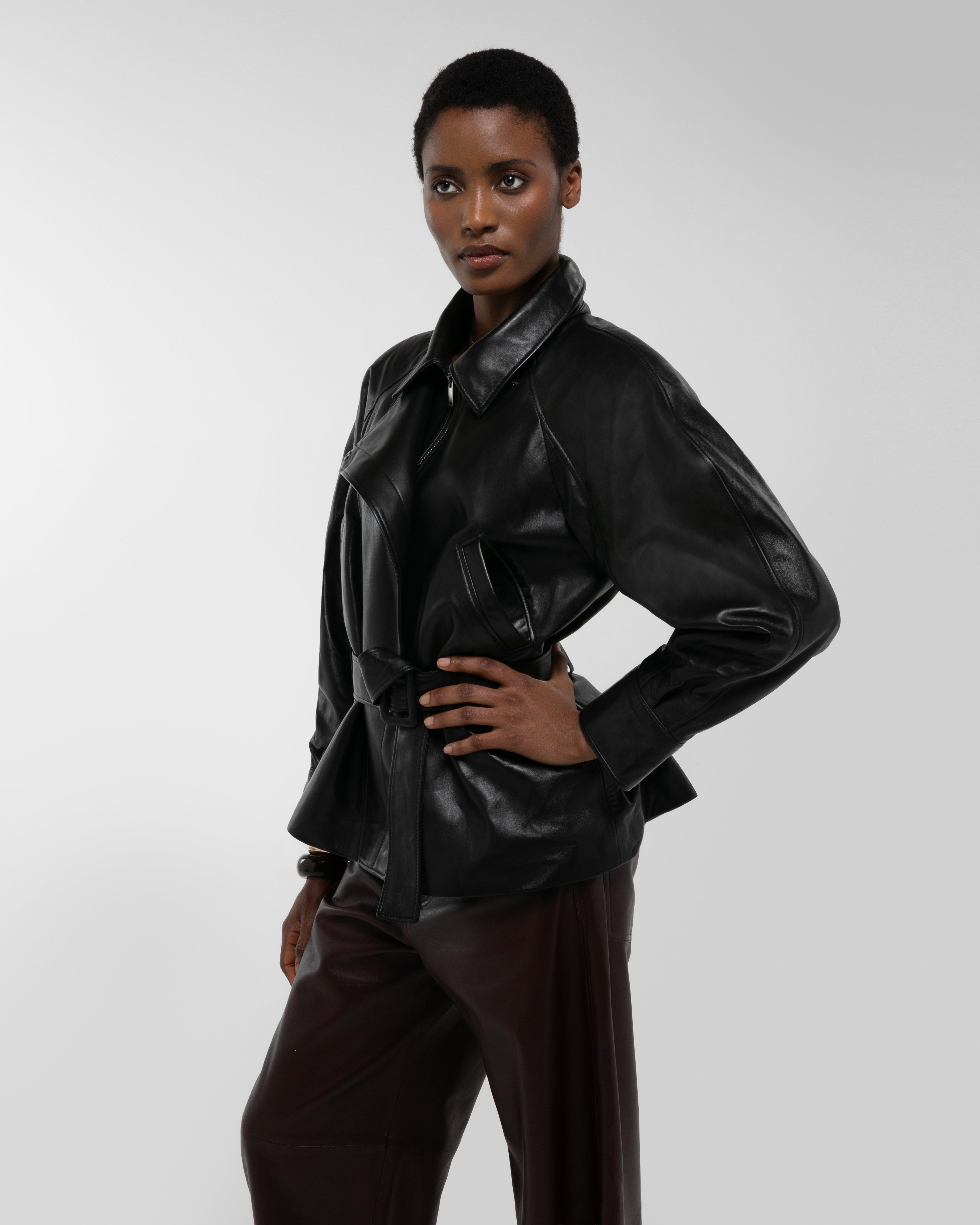 Star Leather Jacket
