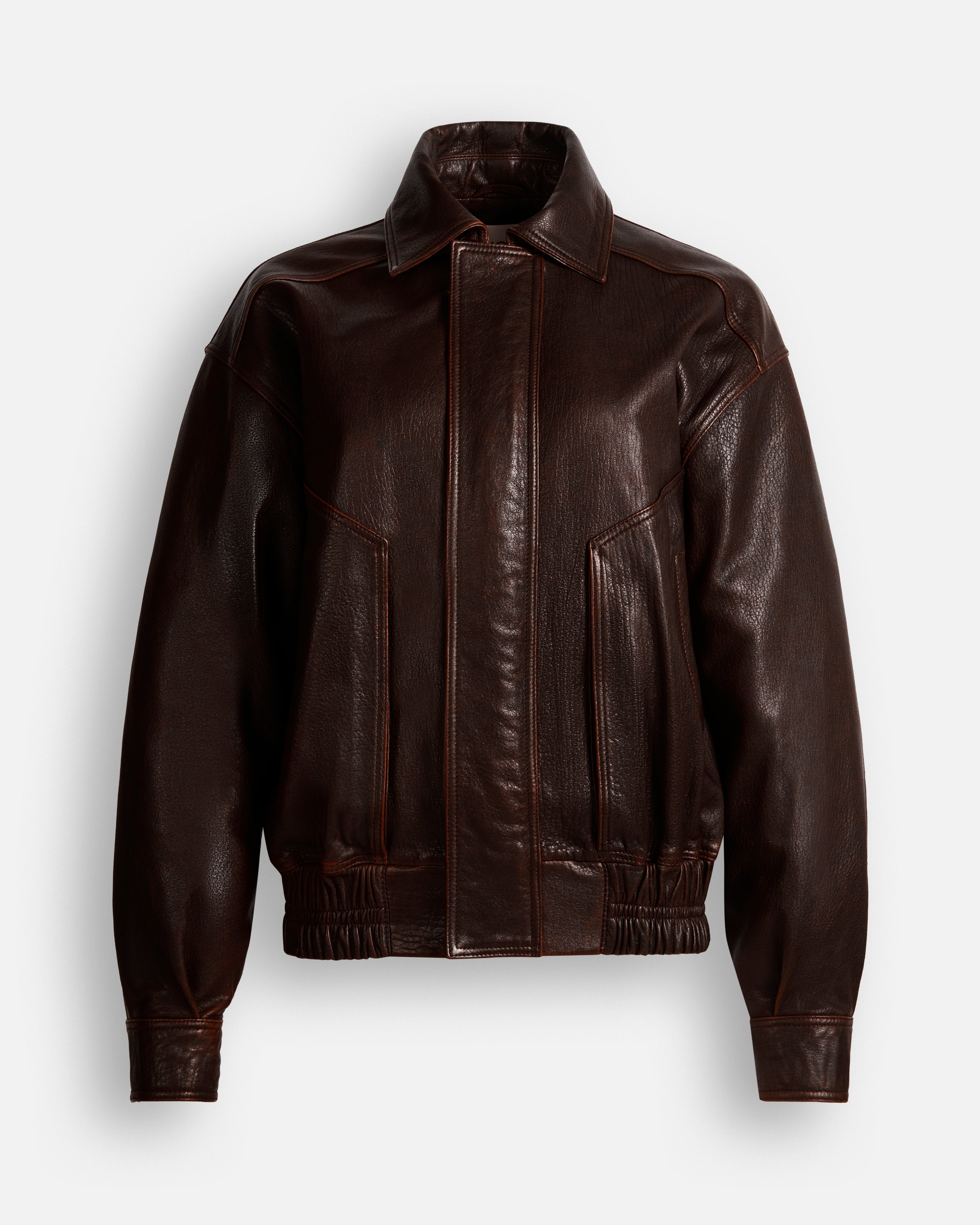 PRE ORDER Florence Leather Bomber