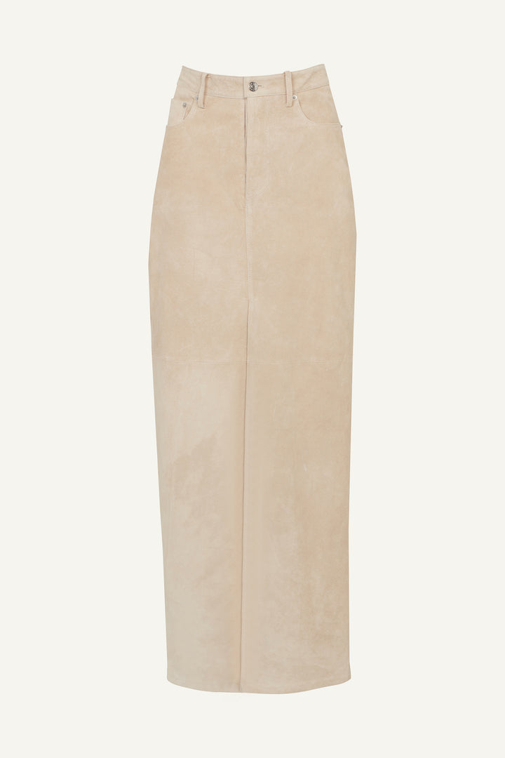 Chicago Suede Maxi Skirt