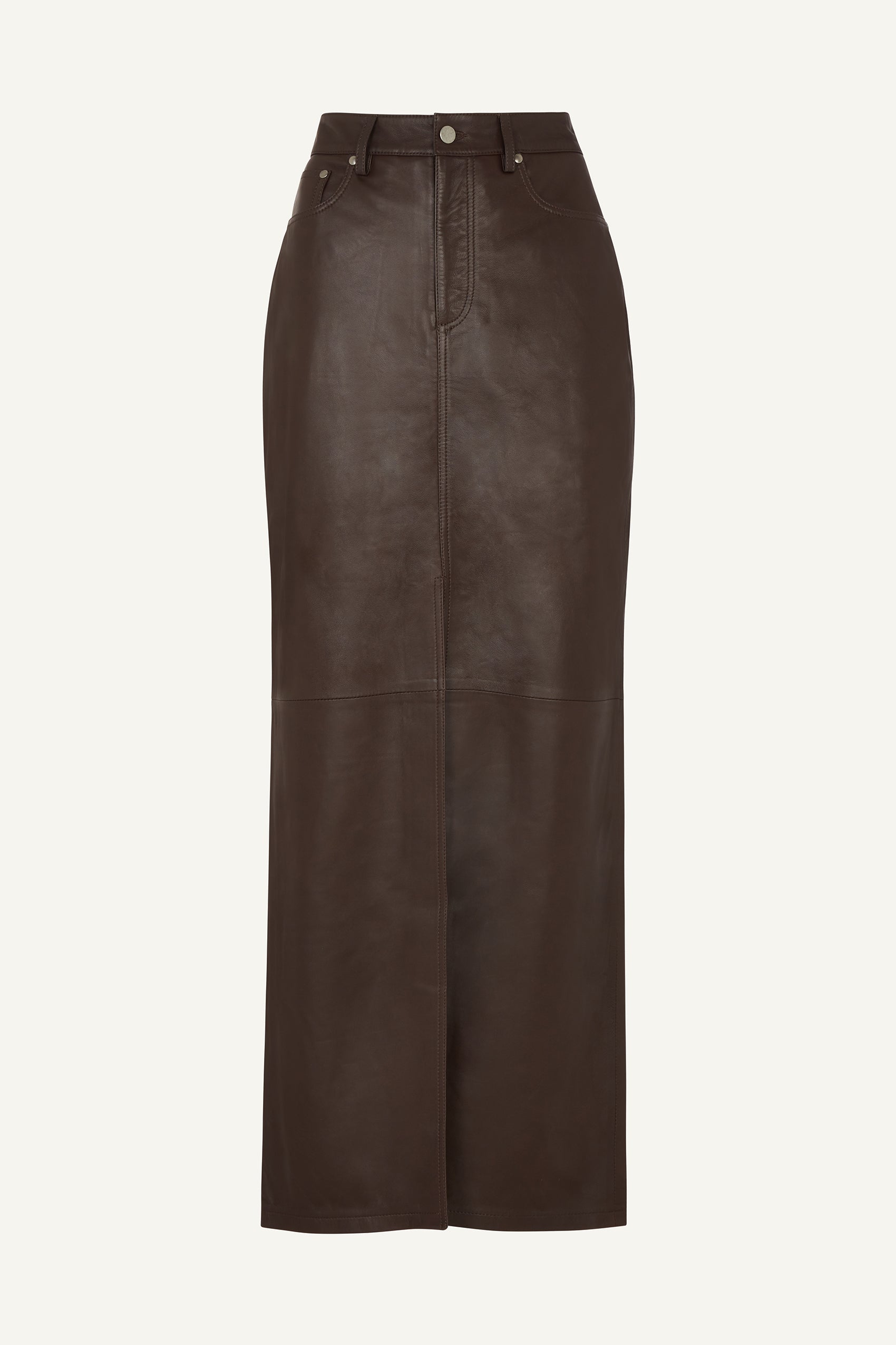 Maxi pencil outlet skirt leather