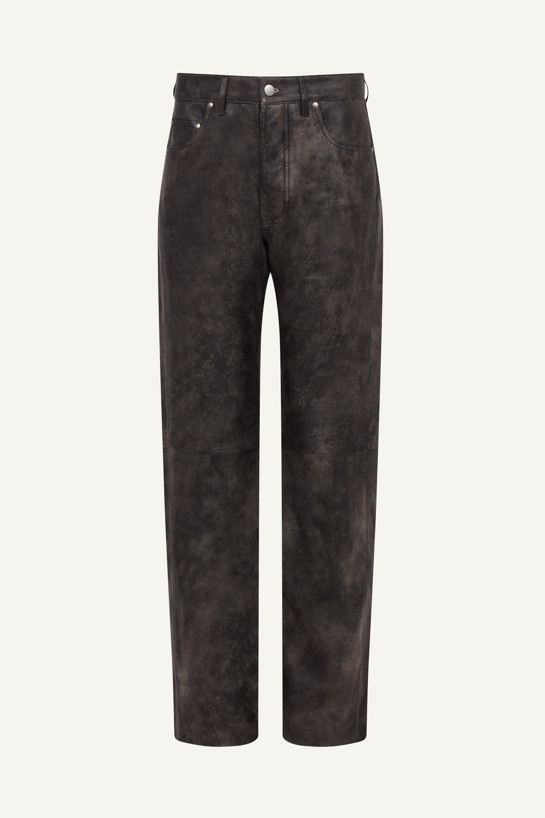 Hailey Distressed Leather Pants