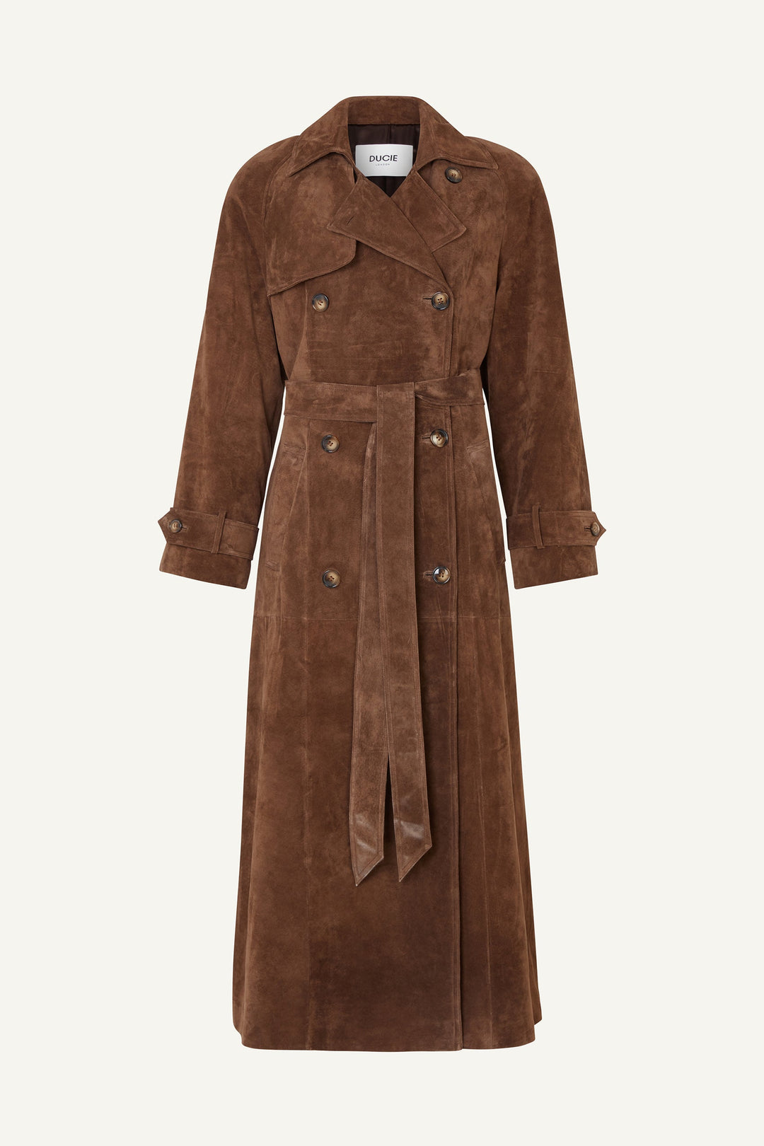 Corrin Suede Trench Coat - Pre Order