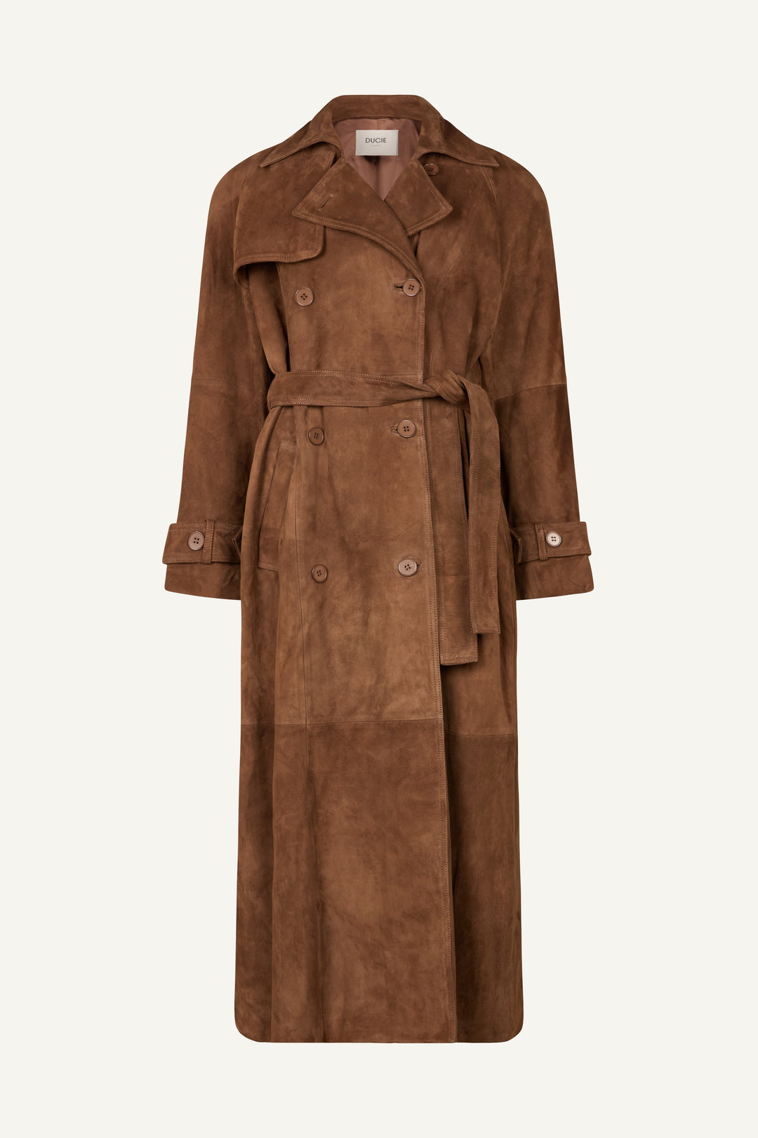 Corrin Suede Trench Coat - Pre Order