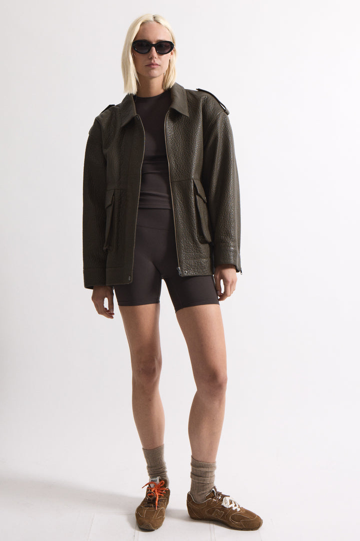 Opal Leather Jacket