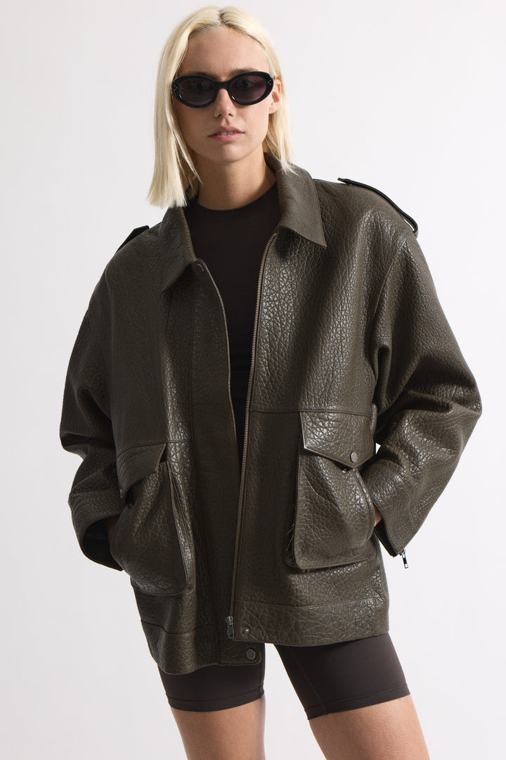Opal Leather Jacket