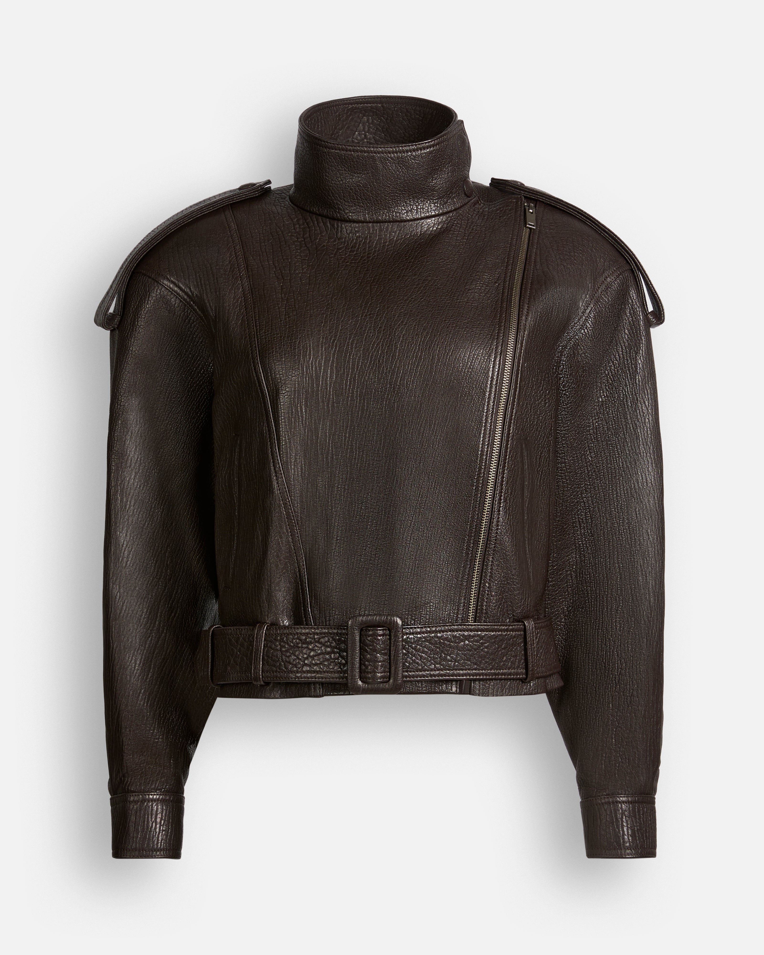 Serpa Grained Leather Jacket