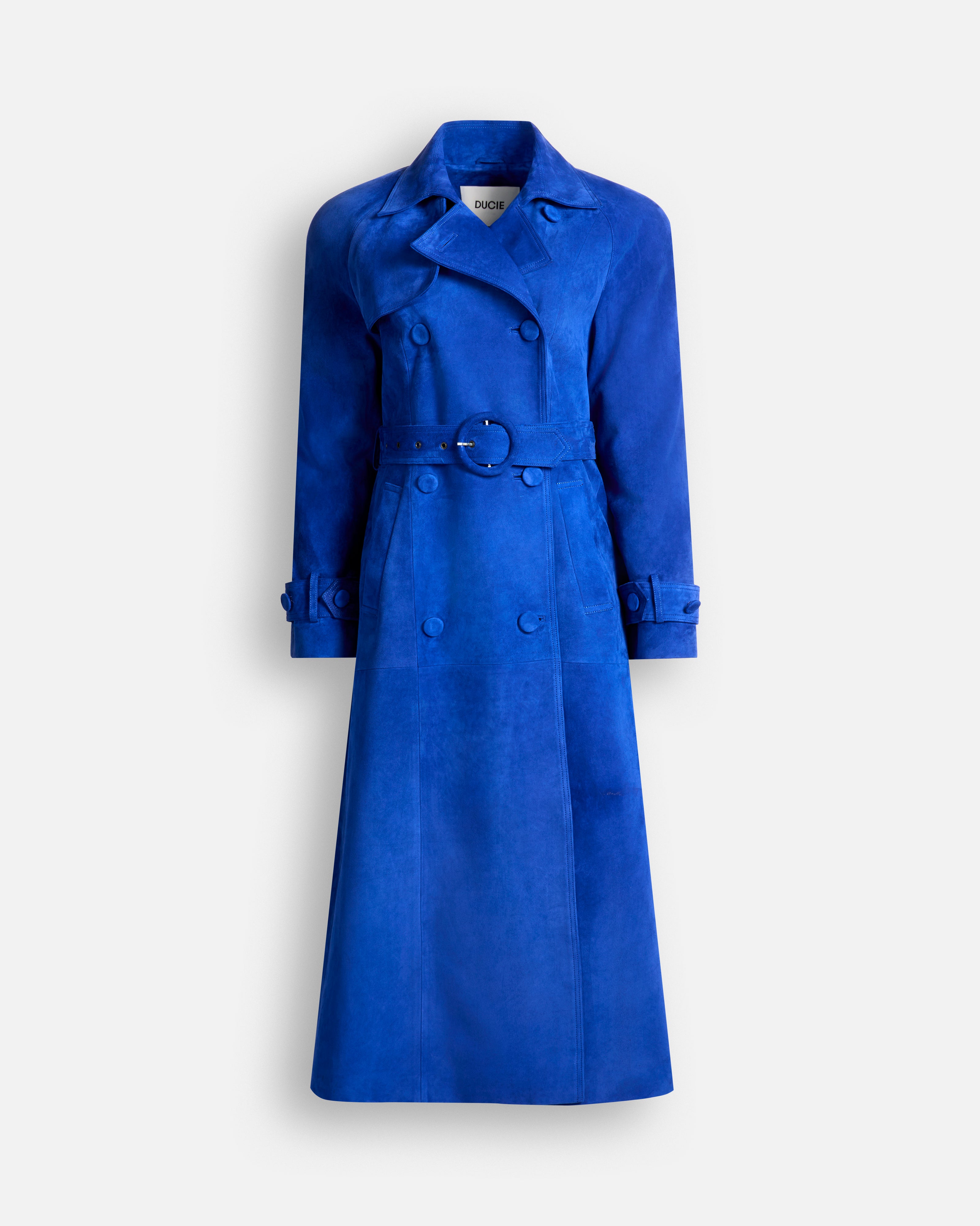 Corrin Suede Trench Coat