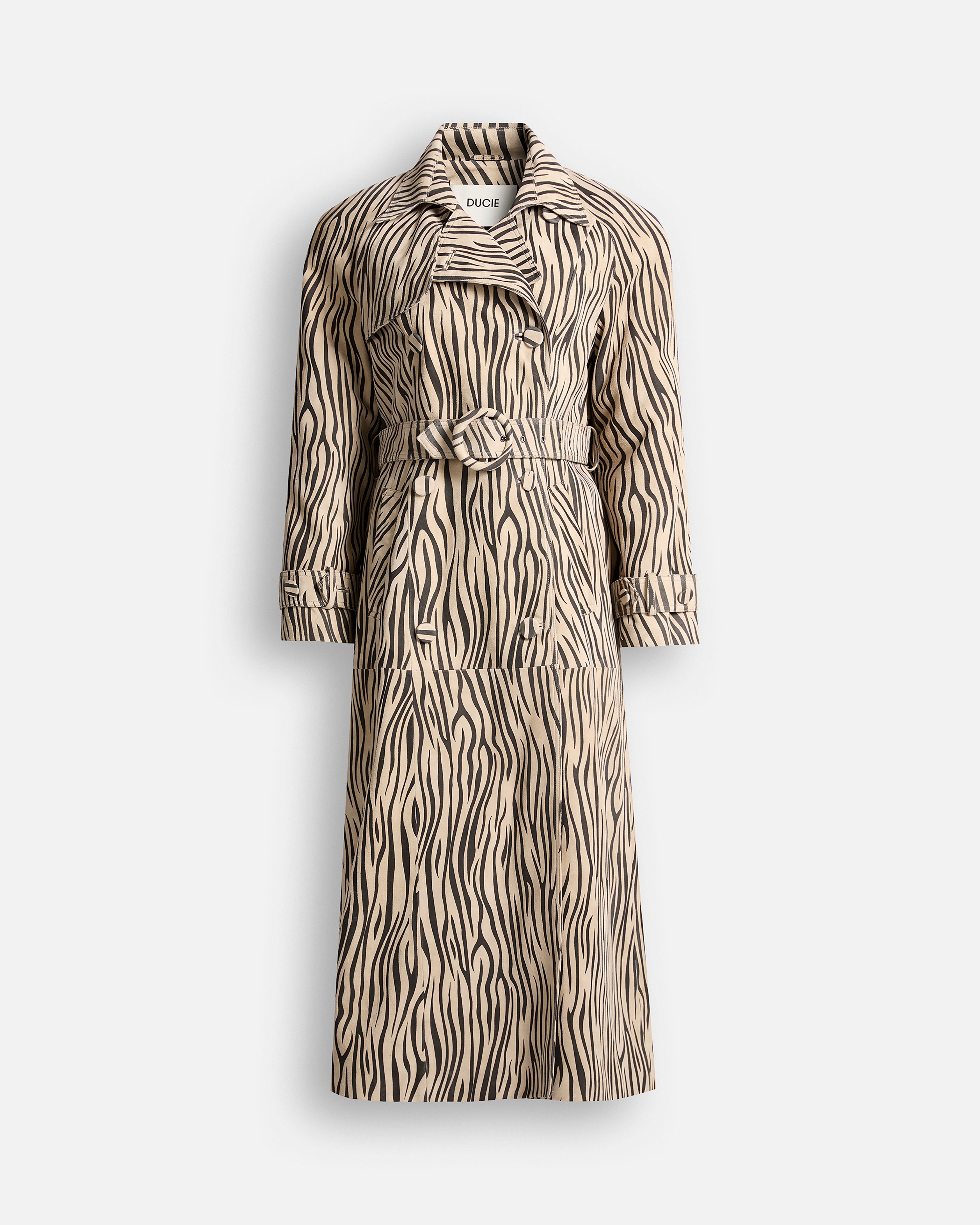 Corrin Suede Trench Coat