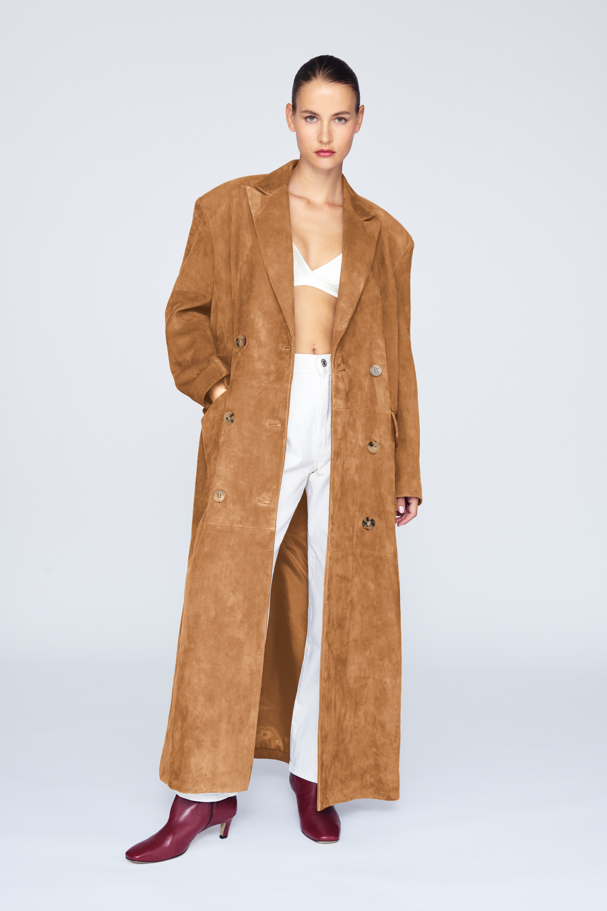 Aggie Suede Coat