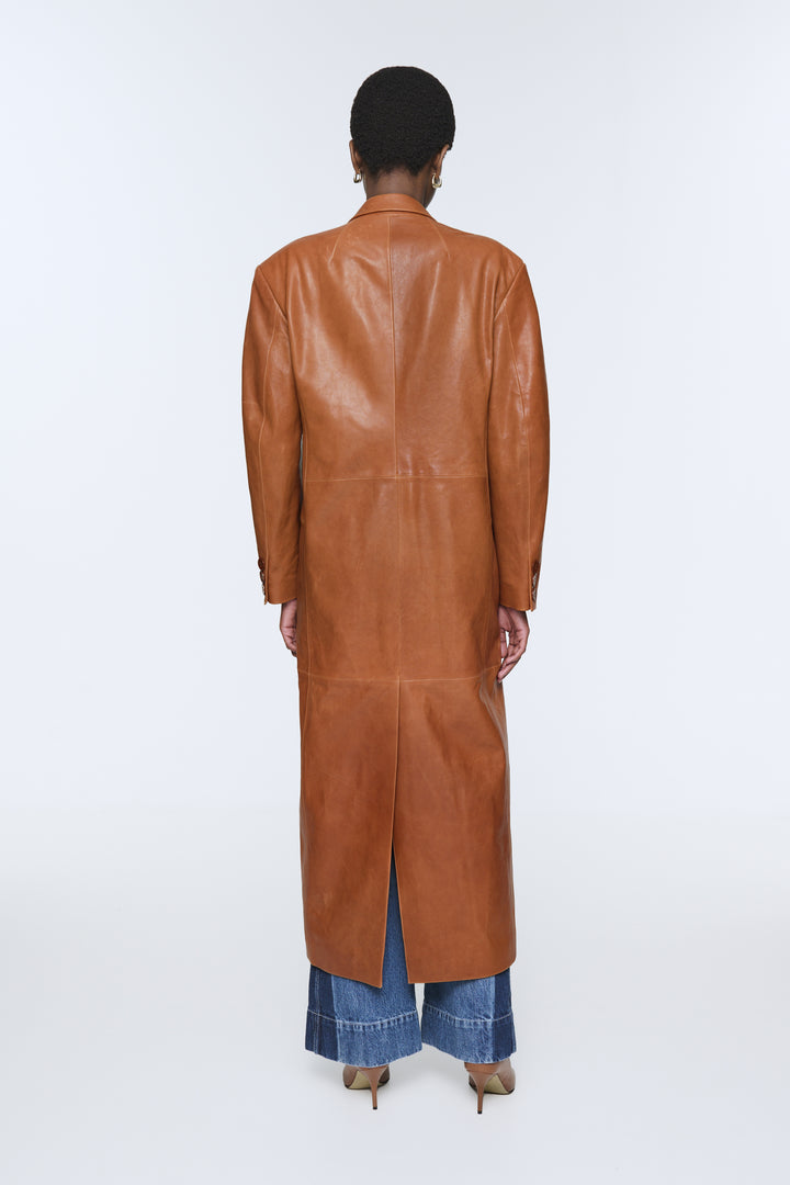 Aggie Leather Coat