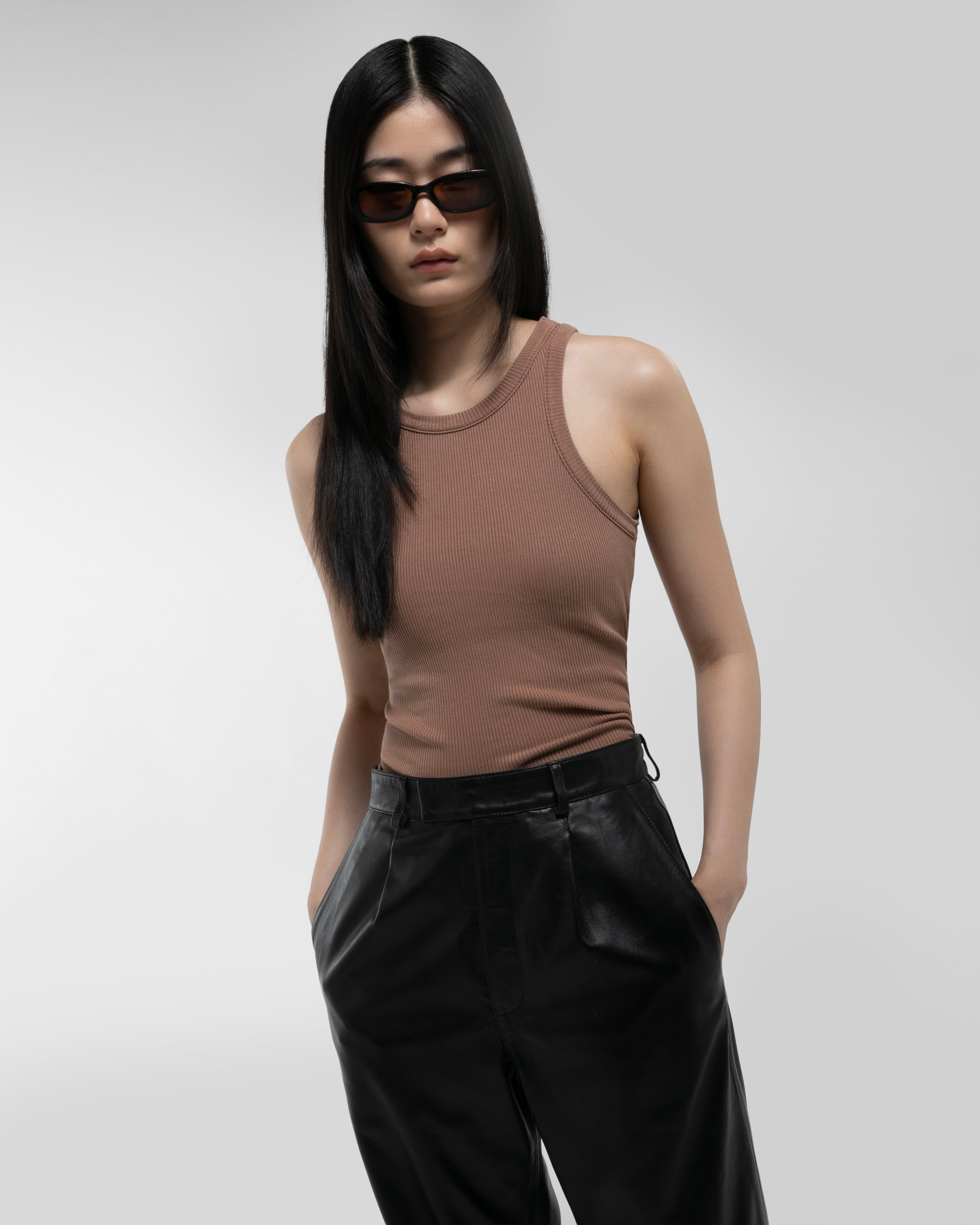 Aura Leather Trousers