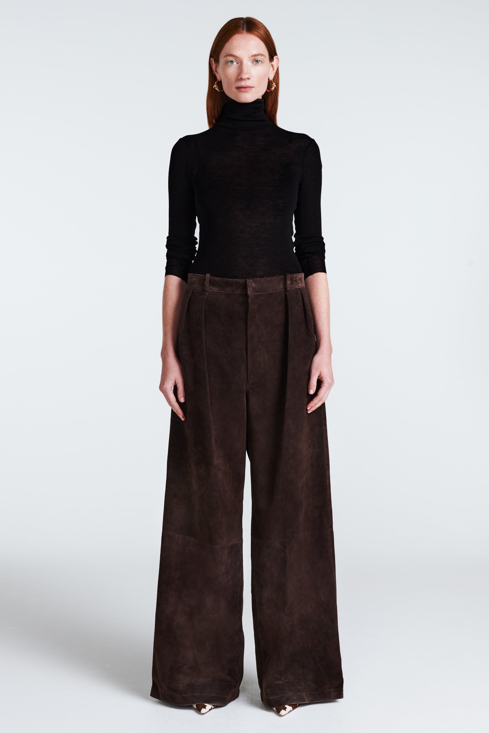 Aura Suede Trousers