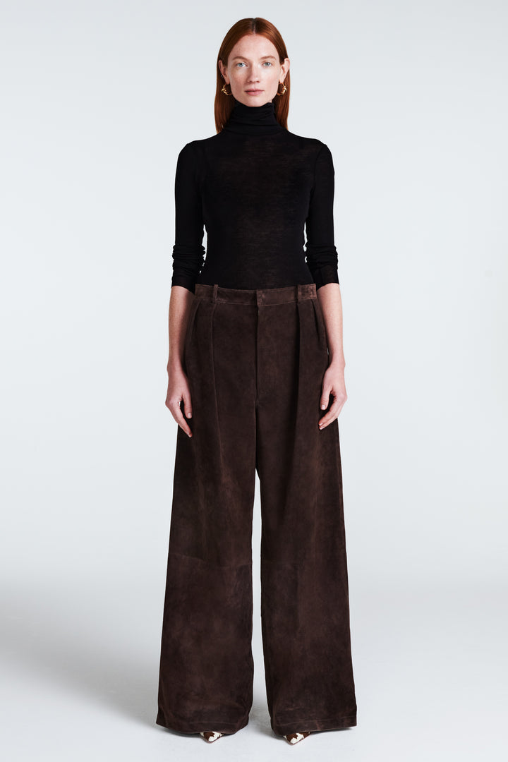 Aura Suede Trousers