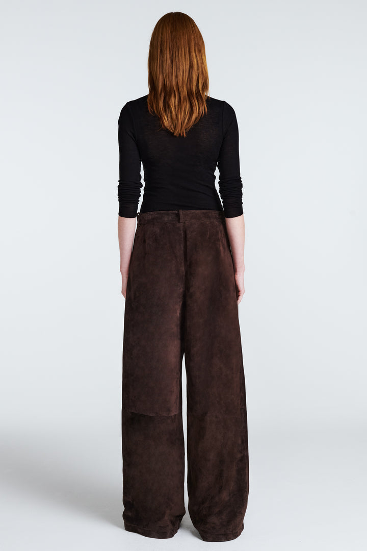 Aura Suede Trousers