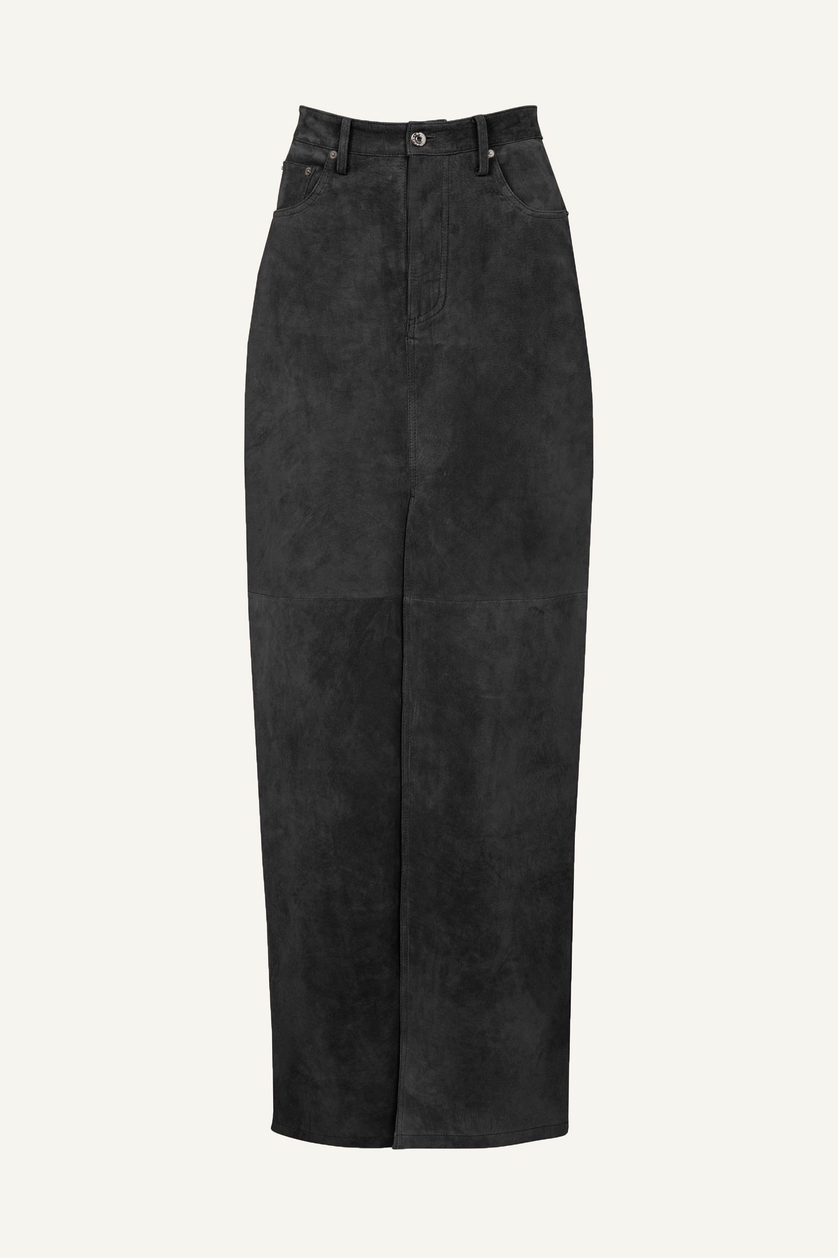 Maxi skirt suede clearance jacket