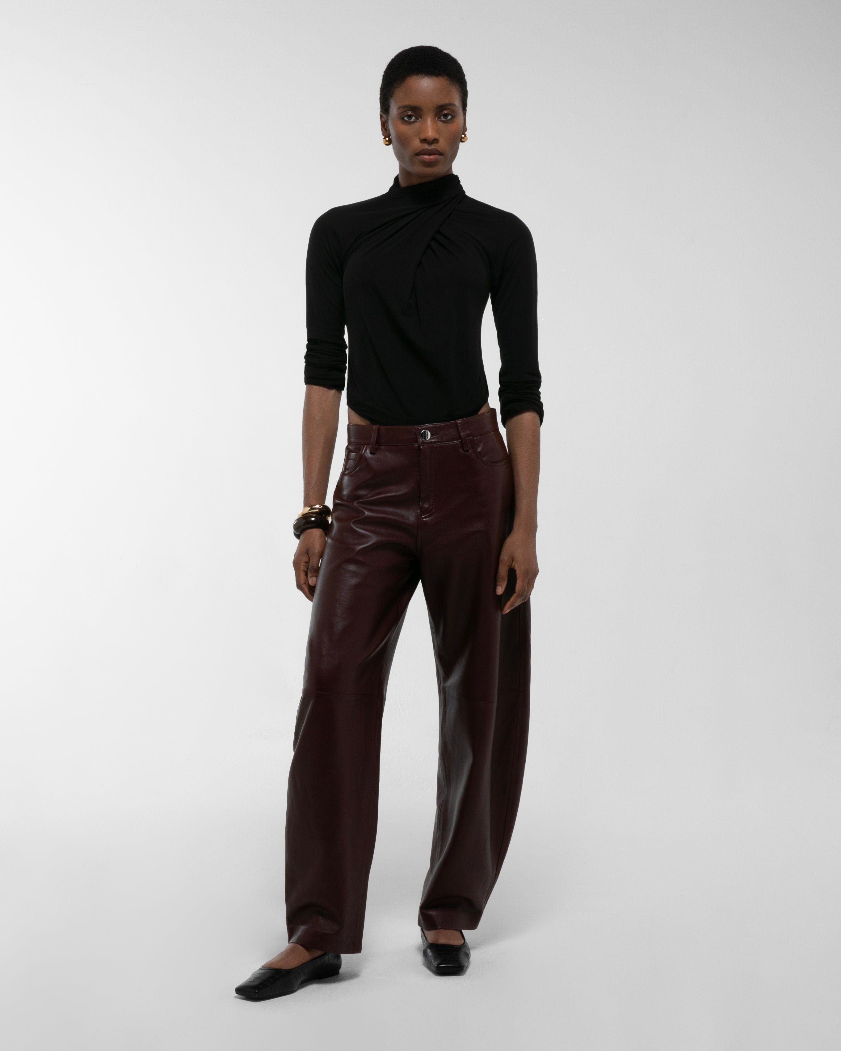 Billie Leather Trousers
