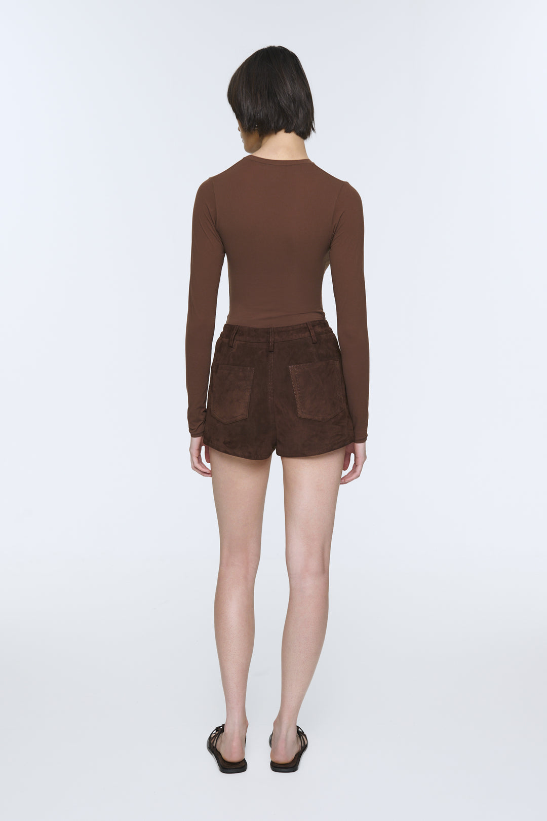 Catherine Suede Shorts