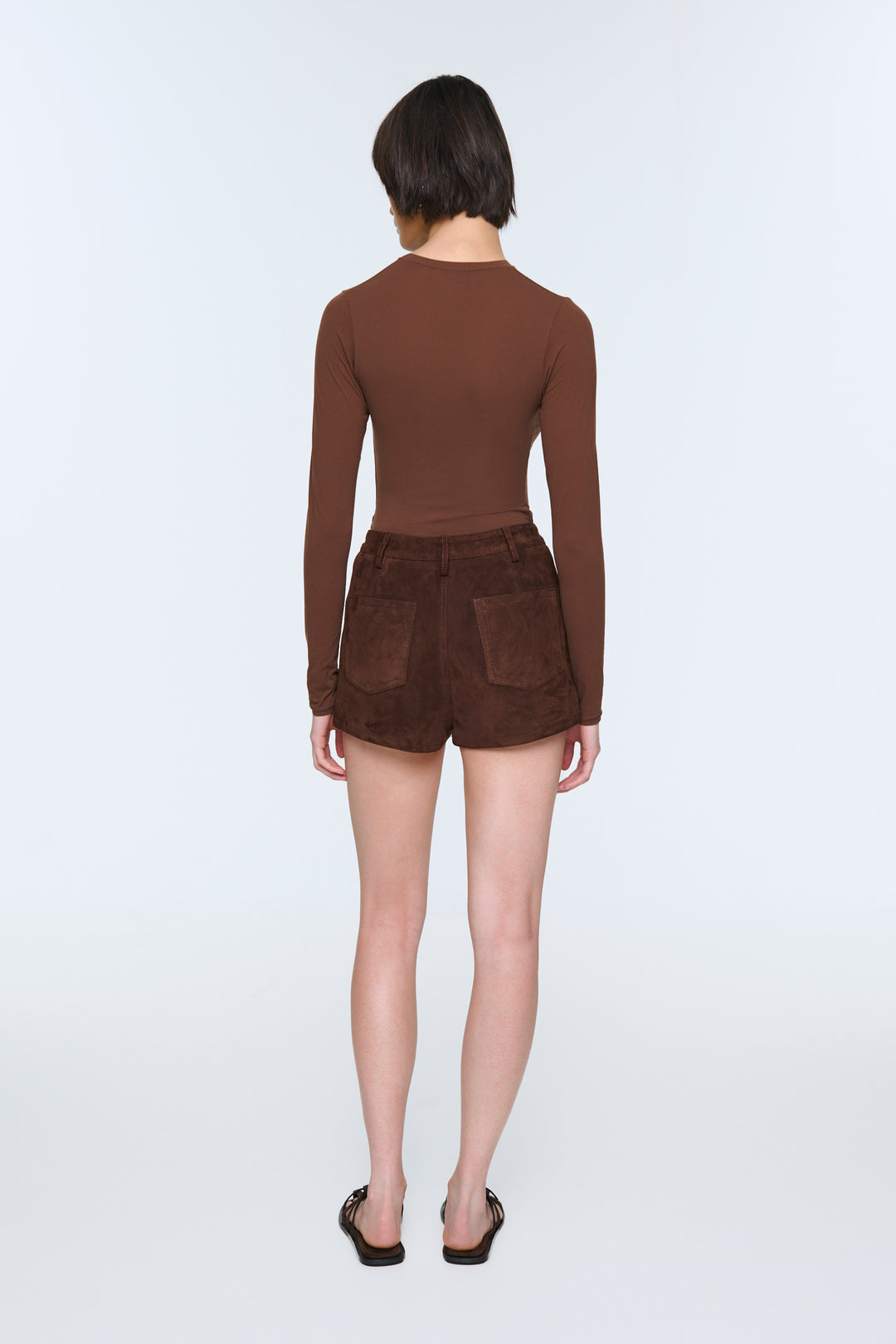 Catherine Suede Shorts