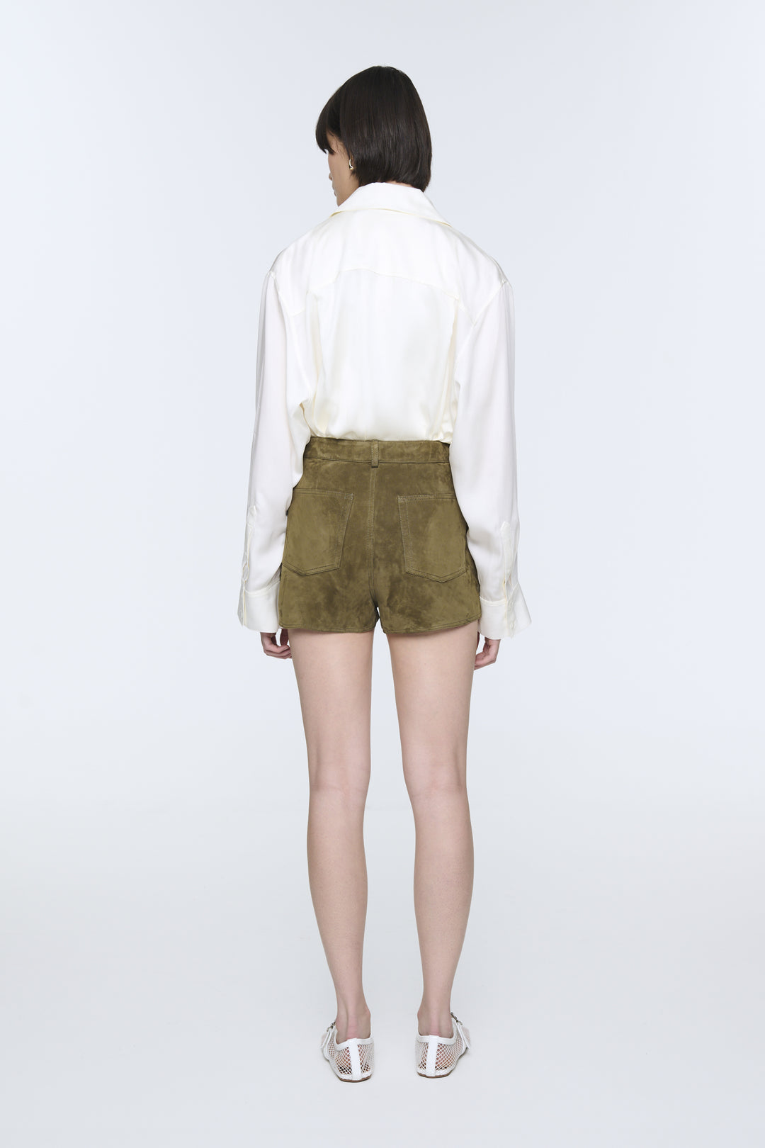 Catherine Suede Shorts