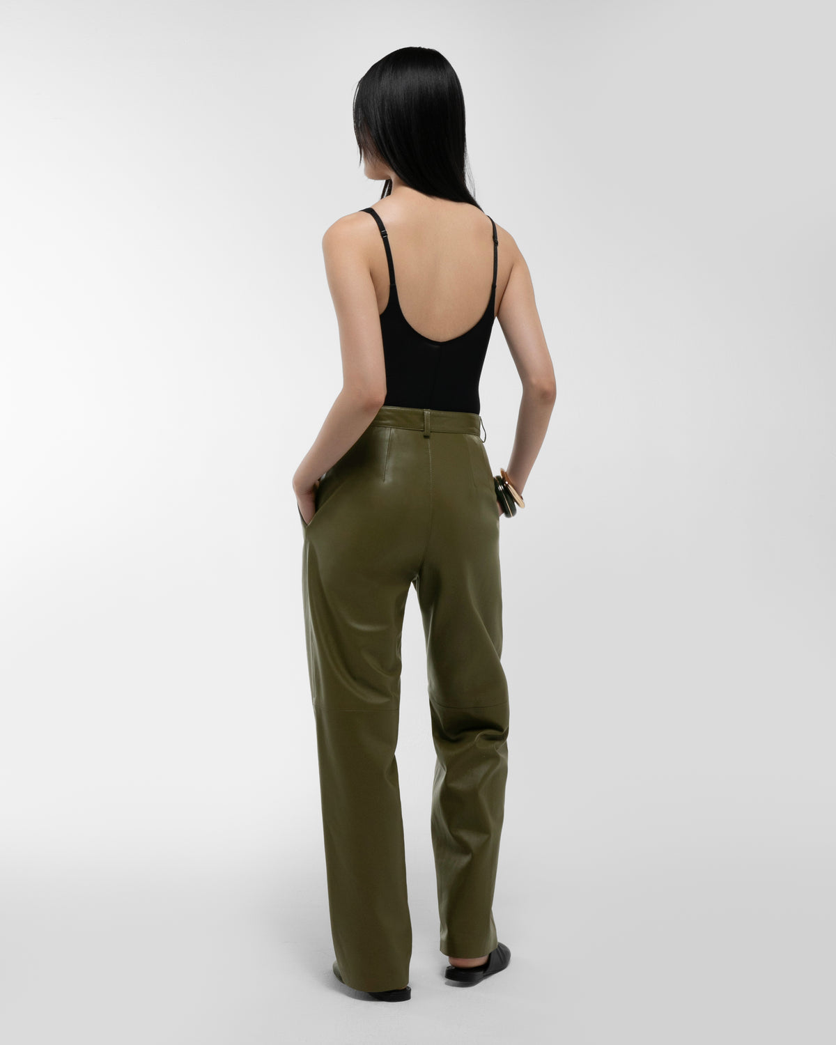 Aura Leather Trousers