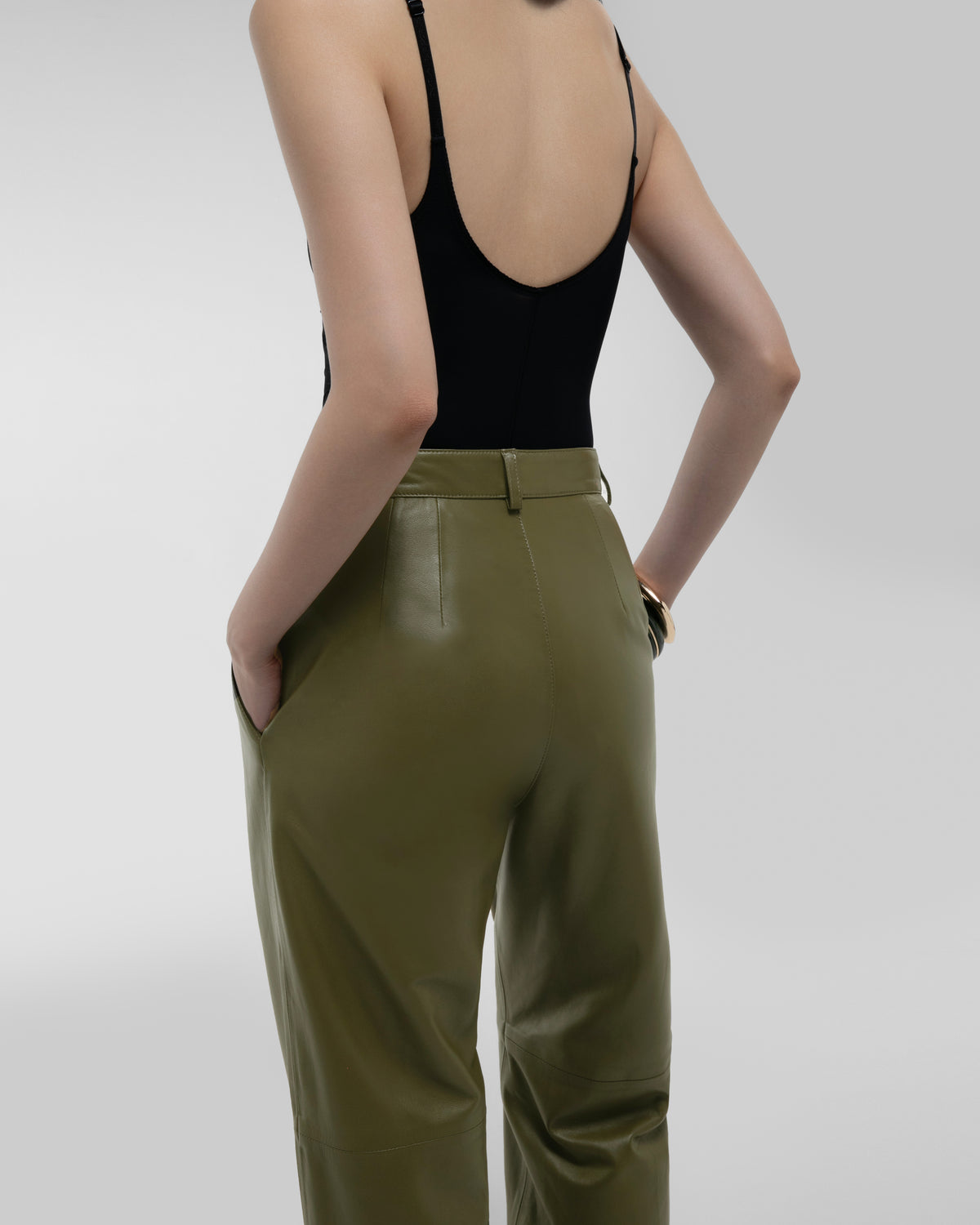 Aura Leather Trousers
