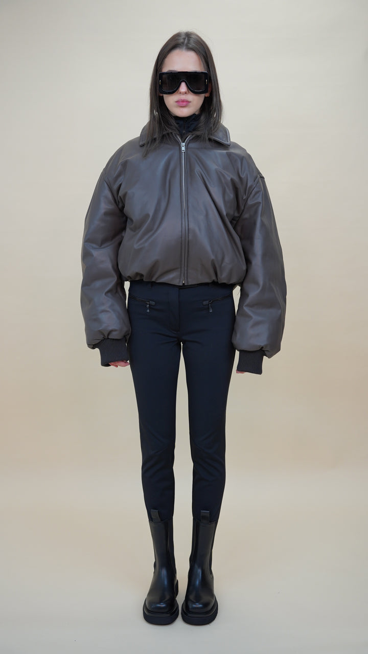 ALICE LEATHER PUFFER