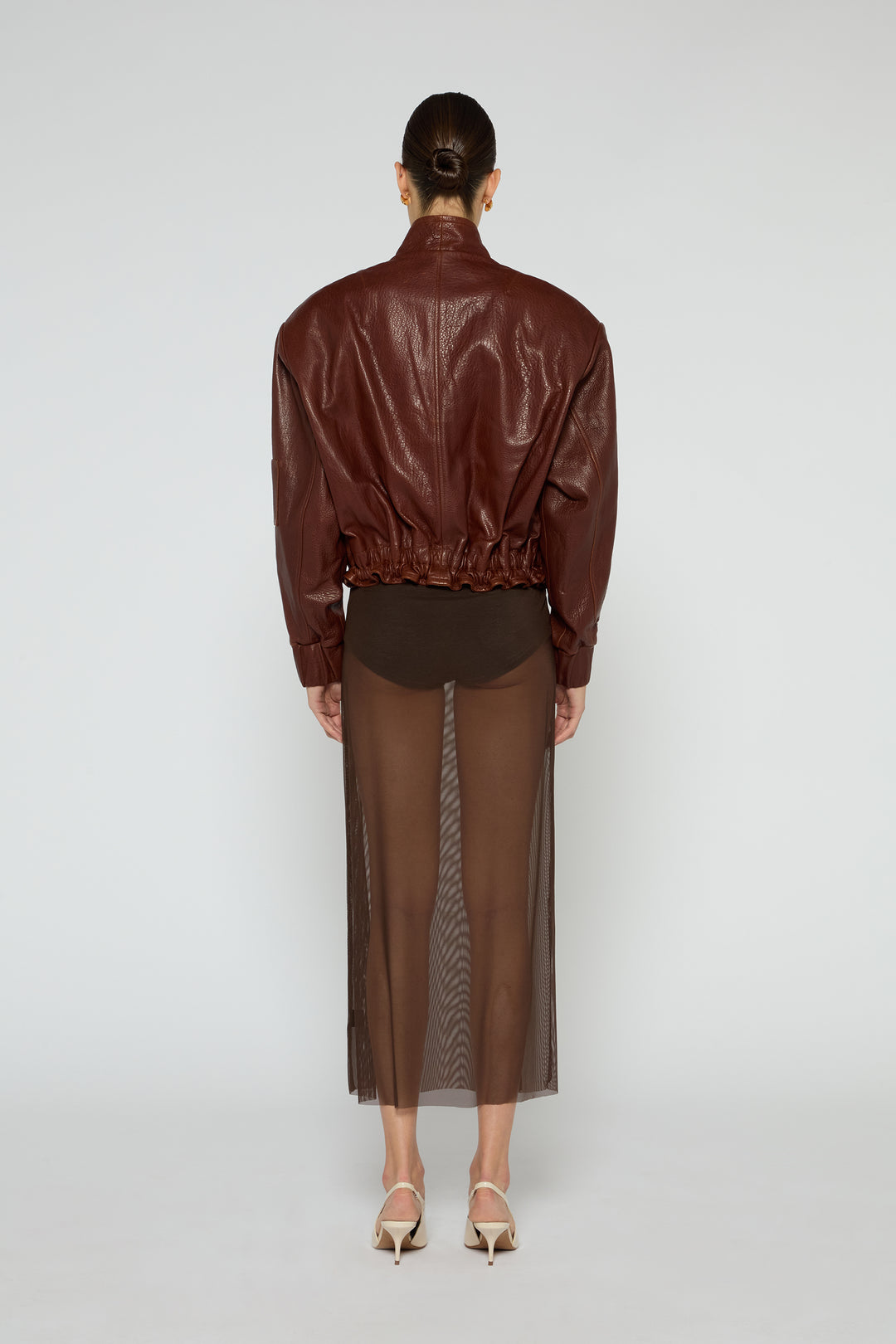 Frankie Leather Bomber