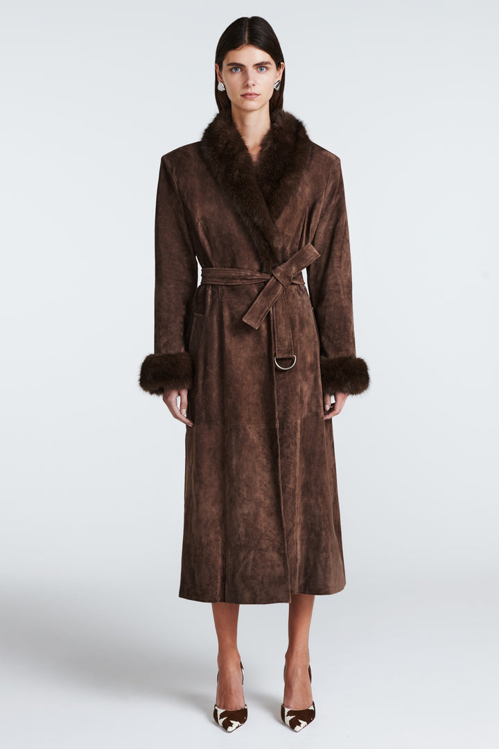 Daphne Suede Coat