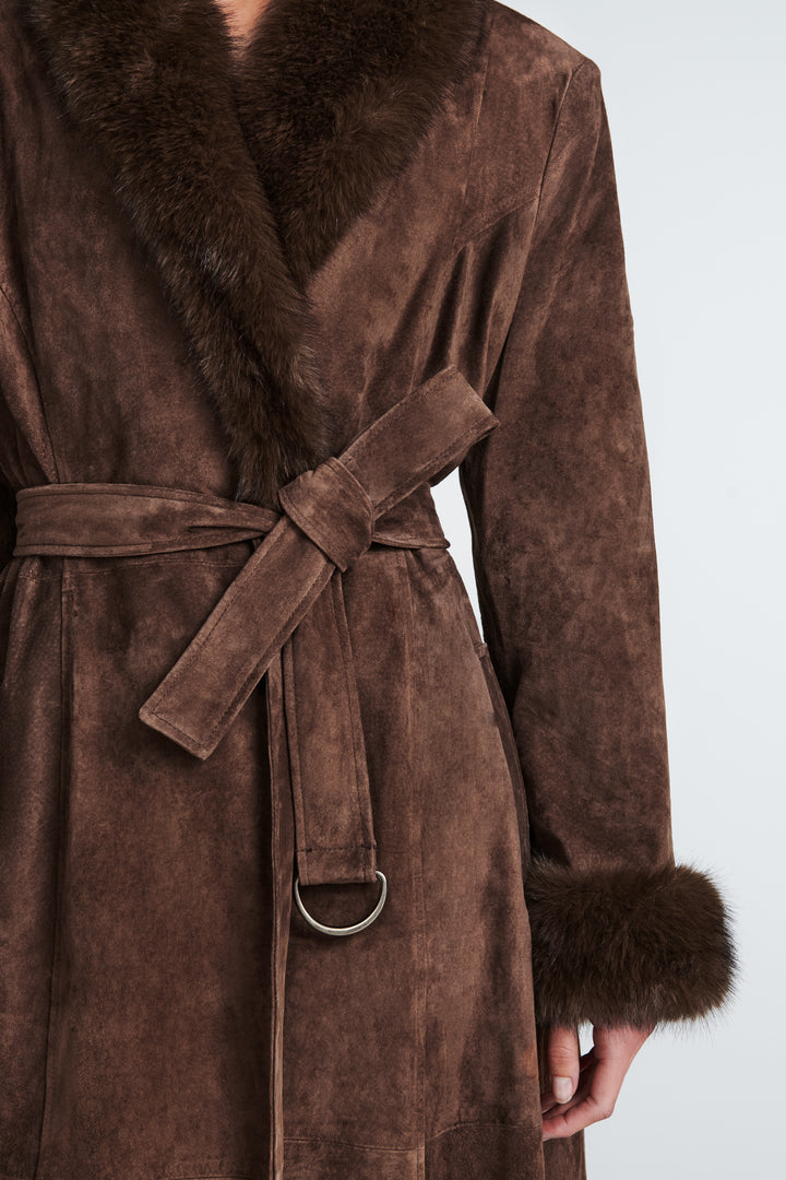Daphne Suede Coat