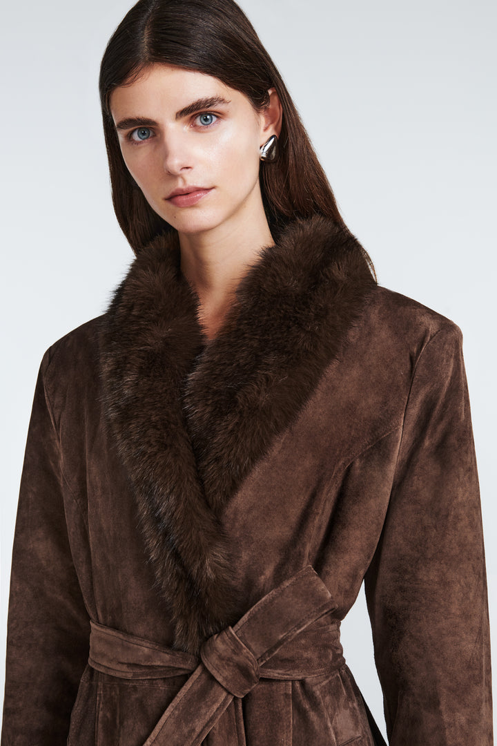 Daphne Suede Coat