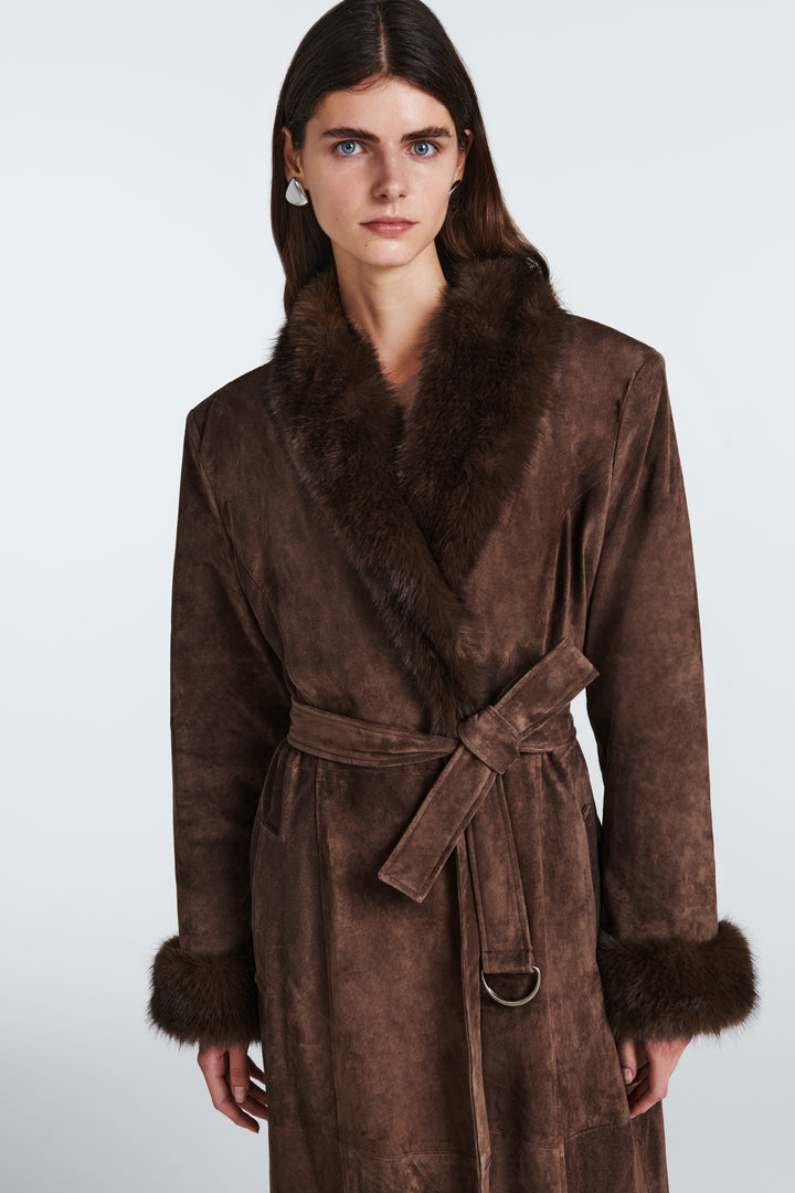 Daphne Suede Coat