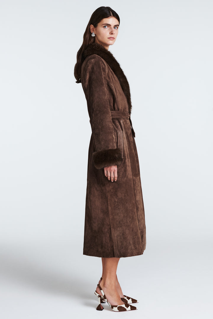 Daphne Suede Coat