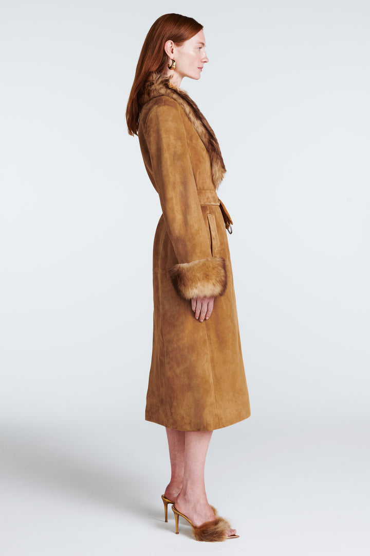Daphne Suede Coat