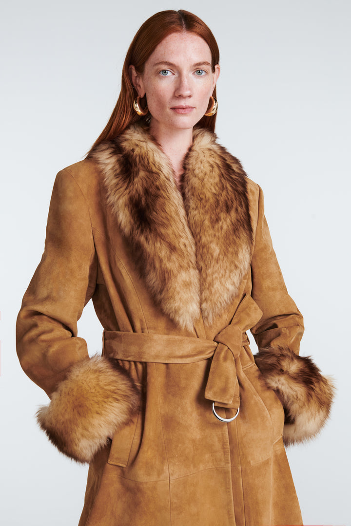 Daphne Suede Coat