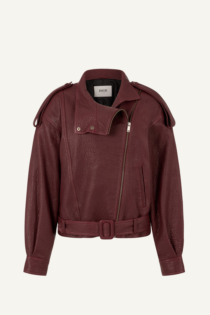 Serpa Grained Leather Jacket