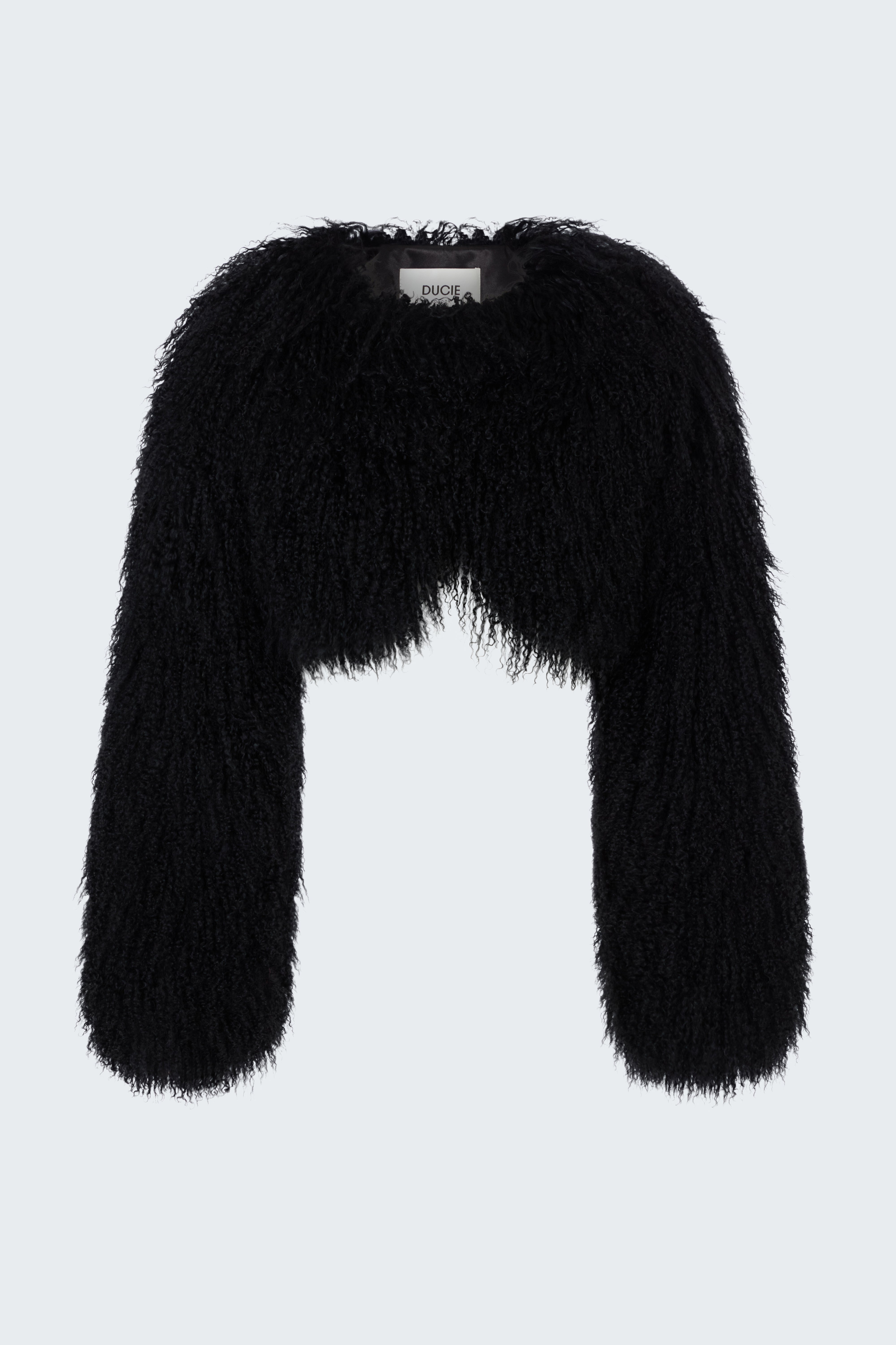 Becca Cropped Shearling Jacket