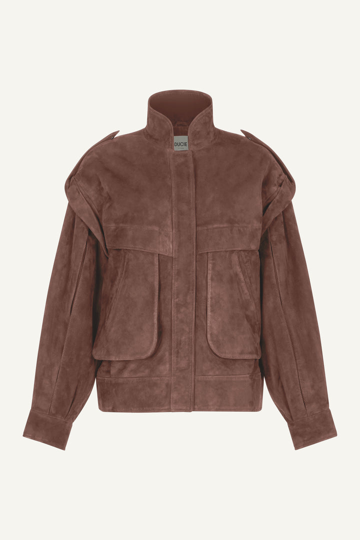 Frida Suede Bomber