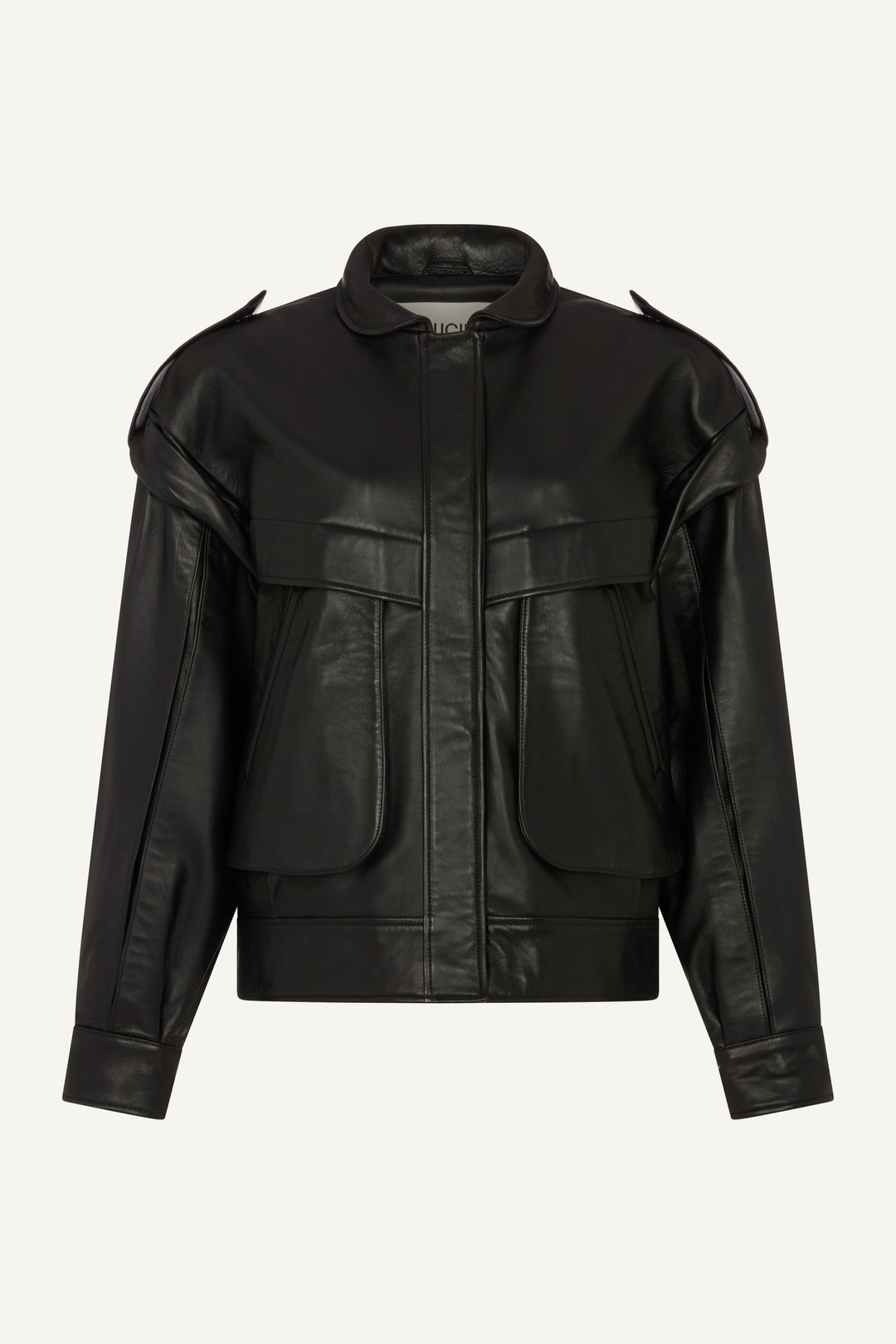 Frida Leather Bomber