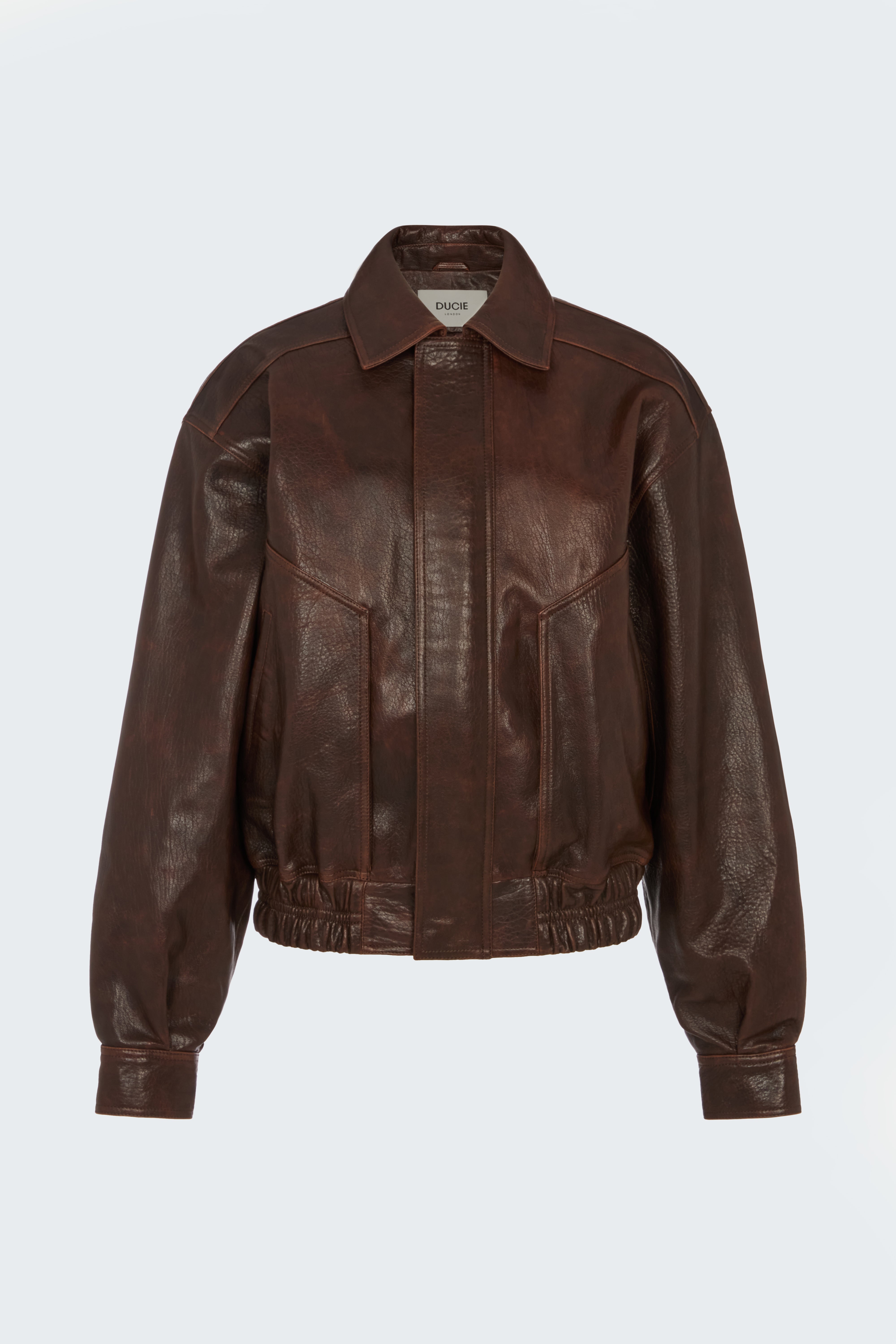 Florence Leather Bomber