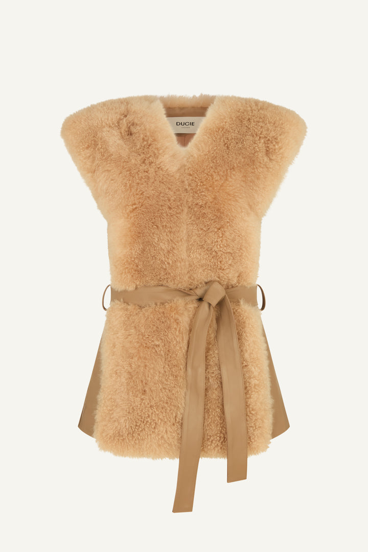 Eva Shearling Gilet