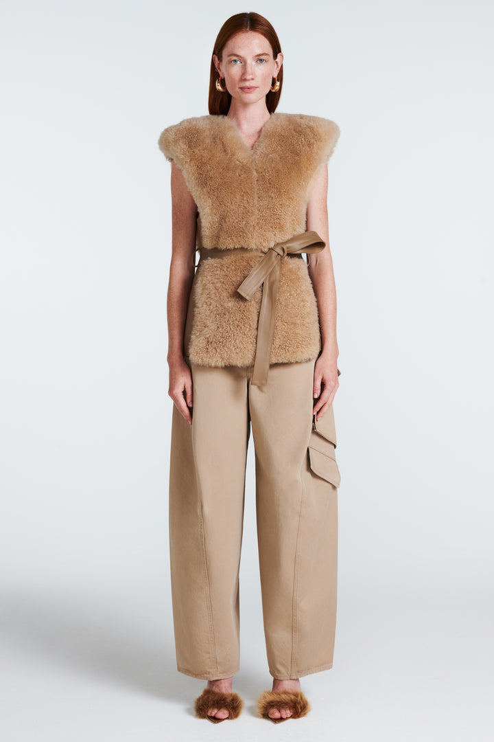 Eva Shearling Gilet