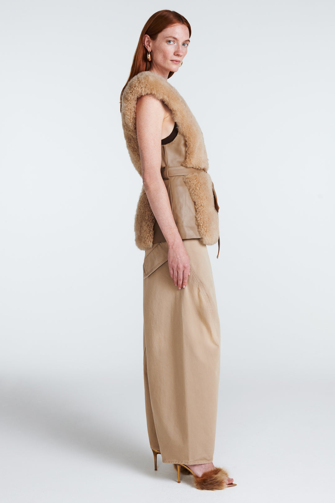 Eva Shearling Gilet