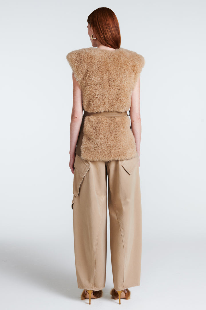 Eva Shearling Gilet