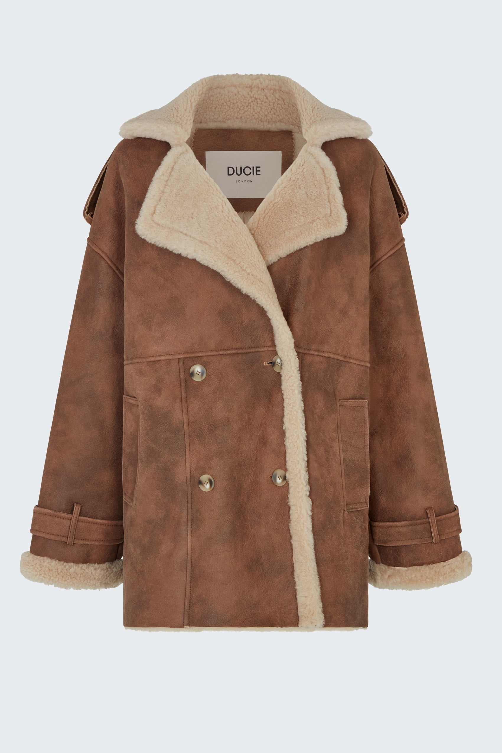 Evander Shearling Short Coat