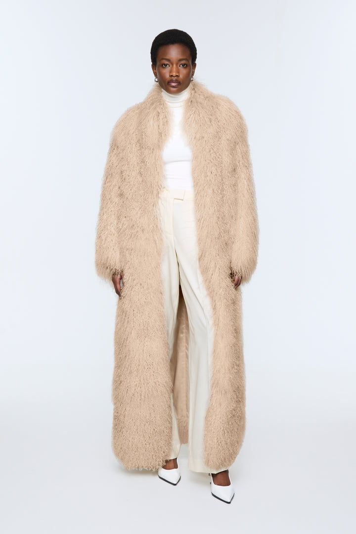 Faye Shearling Maxi Coat